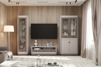 Стенка Фантазия модульная, кашемир (Олмеко) в Арамиле - aramil.mebel-e96.ru