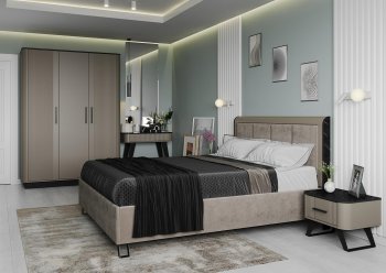 Спальный гарнитур Фиделия, модульный (Олмеко) в Арамиле - aramil.mebel-e96.ru