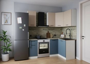 Кухонный гарнитур угловой Фьюжн 2000*1200 мм (Sanvut) в Арамиле - aramil.mebel-e96.ru