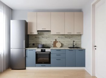 Кухонный гарнитур Фьюжн 2400 мм Sanvut в Арамиле - aramil.mebel-e96.ru