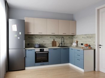 Угловой кухонный гарнитур Фьюжн 2600*1600 мм Sanvut в Арамиле - aramil.mebel-e96.ru