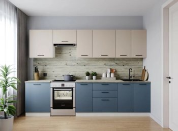 Кухонный гарнитур Фьюжн 3000 мм (Санвут) в Арамиле - aramil.mebel-e96.ru