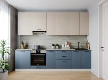 Кухонный гарнитур высокий Фьюжн 3000 мм (Санвут) в Арамиле - aramil.mebel-e96.ru