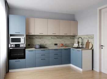 Угловой кухонный гарнитур Фьюжн 3200*1400 мм (Санвут) в Арамиле - aramil.mebel-e96.ru