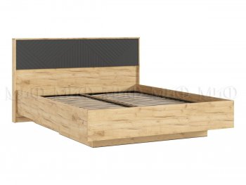Кровать парящая с ПМ Флэш графит/дуб крафт (Миф) в Арамиле - aramil.mebel-e96.ru