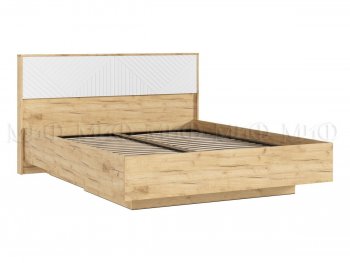 Кровать парящая Флэш крафт/белый (Миф) в Арамиле - aramil.mebel-e96.ru