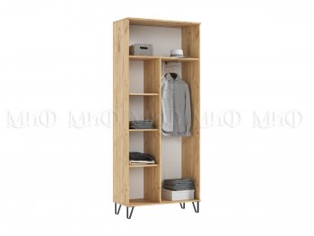 Шкаф 900 мм Флэш (прихожая) крафт/графит (Миф) в Арамиле - aramil.mebel-e96.ru