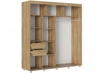 Шкаф-купе 2000 мм Форест крафт золотой(Стиль) в Арамиле - aramil.mebel-e96.ru
