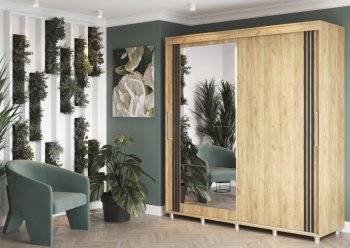 Шкаф-купе 2000 мм Форест крафт золотой(Стиль) в Арамиле - aramil.mebel-e96.ru