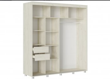 Шкаф-купе 2000 мм Форест крафт белый (Стиль) в Арамиле - aramil.mebel-e96.ru
