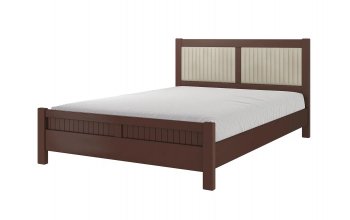 Кровать из массива Фрида Орех (БМ) в Арамиле - aramil.mebel-e96.ru
