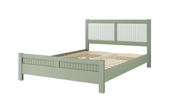 Кровать из массива Фрида Зеленый самшит (БМ) в Арамиле - aramil.mebel-e96.ru