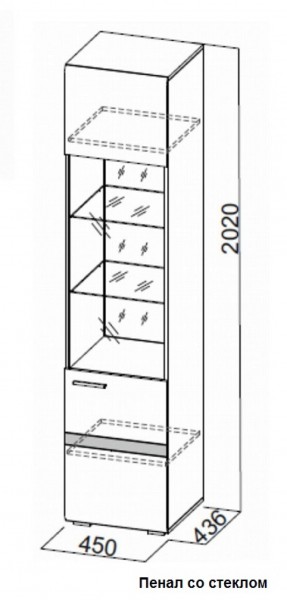 Гостиная Соло (Вариант-2) в Арамиле - aramil.mebel-e96.ru