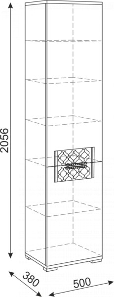 Стенка Тиффани модульная (Риннер) в Арамиле - aramil.mebel-e96.ru