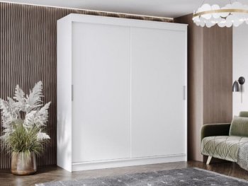 Шкаф-купе 2000 мм Гранд-1 ЛДСП, белый гладкий (Эра) в Арамиле - aramil.mebel-e96.ru