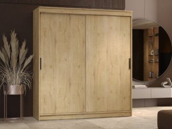 Шкаф-купе 2000 мм Гранд-1 ЛДСП, дуб вотан (Эра) в Арамиле - aramil.mebel-e96.ru