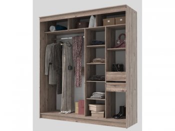 Шкаф-купе 2000 мм Гранд-1 ЛДСП, дуб горный (Эра) в Арамиле - aramil.mebel-e96.ru