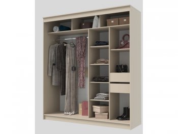 Шкаф-купе 2000 мм Гранд-1 ЛДСП, сатин (Эра) в Арамиле - aramil.mebel-e96.ru