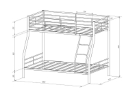 Кровать 2-х ярусная Гранада-2Я в Арамиле - aramil.mebel-e96.ru