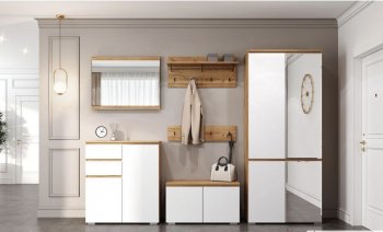 Прихожая Гретта №1 крафт золотой (Памир) в Арамиле - aramil.mebel-e96.ru