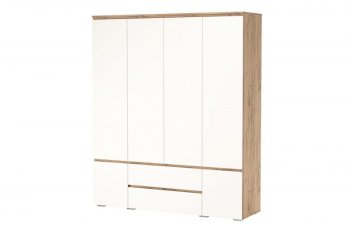 Шкаф 1800 мм 6С2Я 6дв, 2ящ. Гретта крафт золотой (Памир) в Арамиле - aramil.mebel-e96.ru