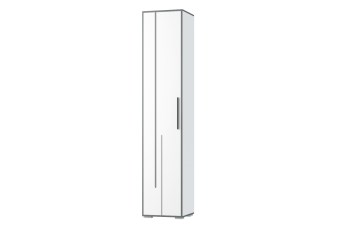 Шкаф 1 дв. Грей (УНИ) (МЛК) в Арамиле - aramil.mebel-e96.ru