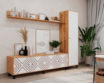 Стенка HYGGE комп.1 ромбы (Мама) в Арамиле - aramil.mebel-e96.ru