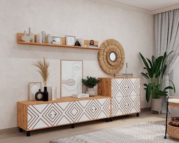 Стенка HYGGE комп.2 ромбы (Мама) в Арамиле - aramil.mebel-e96.ru