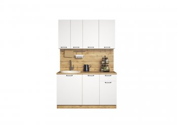 КУхонный гарнитур Хелмер 1400 мм (Сурская) в Арамиле - aramil.mebel-e96.ru