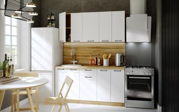 КУхонный гарнитур Хелмер 1600 мм (Сурская) в Арамиле - aramil.mebel-e96.ru
