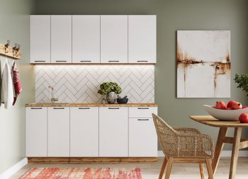КУхонный гарнитур Хелмер 1800 мм (Сурская) в Арамиле - aramil.mebel-e96.ru