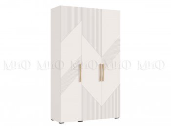 Шкаф 1350 мм Ирис с антресолью, кашемир (Миф) в Арамиле - aramil.mebel-e96.ru