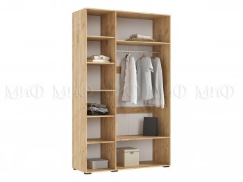 Шкаф 1350 мм Ирис с антресолью, крафт/белый (Миф) в Арамиле - aramil.mebel-e96.ru