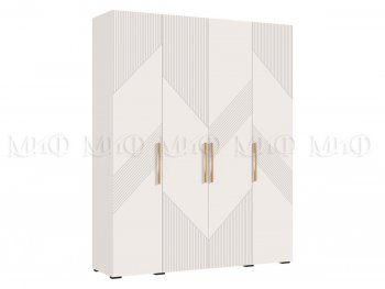 Шкаф 1800 мм Ирис с антресолью кашемир (Миф) в Арамиле - aramil.mebel-e96.ru