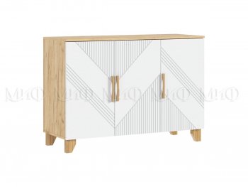 Спальный гарнитур Ирис крафт/белый, модульный (Миф) в Арамиле - aramil.mebel-e96.ru