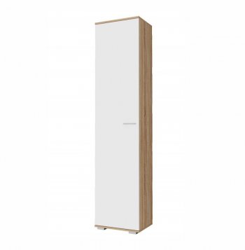 Пенал 1дв. Италия П-500 сонома/белый (Памир) в Арамиле - aramil.mebel-e96.ru