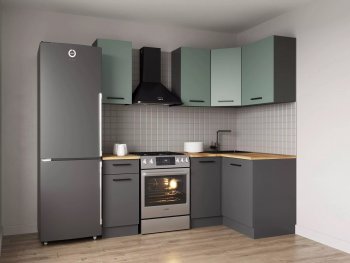 Кухонный гарнитур угловой Изумруд 2000х1200 в Арамиле - aramil.mebel-e96.ru
