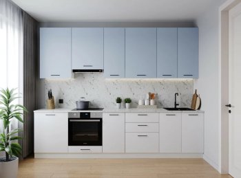 Кухонный гарнитур высокий Капри 3000 мм ЛДСП/МДФ (Санвут) в Арамиле - aramil.mebel-e96.ru