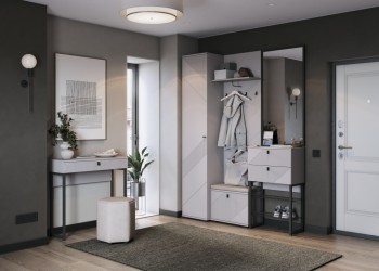 Прихожая Кашемир модульная (МЛК) в Арамиле - aramil.mebel-e96.ru