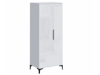 Шкаф 800 мм 2-створчатый Кимберли белый (Handis) в Арамиле - aramil.mebel-e96.ru