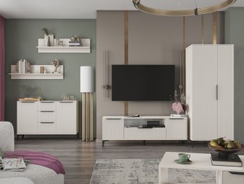 Стенка Кимберли кашемир, модульная (Handis) в Арамиле - aramil.mebel-e96.ru