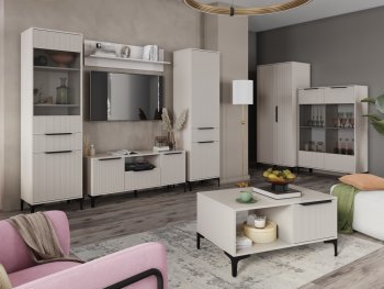 Стенка Кимберли кашемир, модульная (Handis) в Арамиле - aramil.mebel-e96.ru