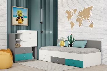 Кровать Клео арт. 010 океан (Диал) в Арамиле - aramil.mebel-e96.ru