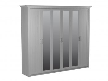 Шкаф 2700 мм 6-дверный Клер (СБК) в Арамиле - aramil.mebel-e96.ru