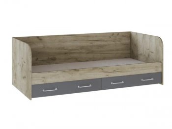 Кровать с ящиками Колибри Лофт дуб серый (Текс) в Арамиле - aramil.mebel-e96.ru