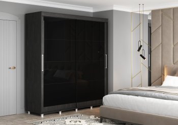 Шкаф-купе 2000 мм Комфорт BLACK EDITION (Стиль) в Арамиле - aramil.mebel-e96.ru