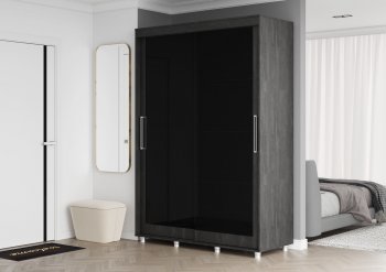 Шкаф-купе 2000 мм Комфорт BLACK EDITION (Стиль) в Арамиле - aramil.mebel-e96.ru