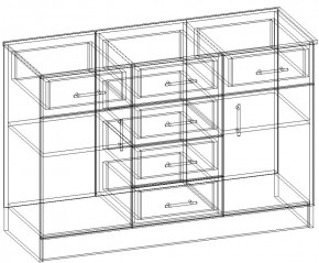 Комод К1200 2Д серия София в Арамиле - aramil.mebel-e96.ru