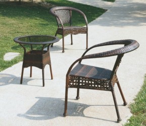 Комплект садовой мебели (стул RC16/стол RT 206) Коричневый в Арамиле - aramil.mebel-e96.ru
