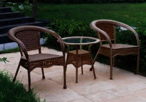Комплект садовой мебели (стул RC16/стол RT 206) Коричневый в Арамиле - aramil.mebel-e96.ru